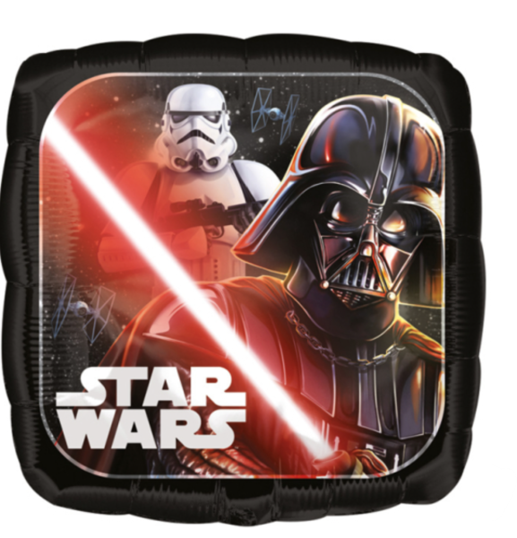 Folienballon - Star Wars, eckig - ø 43cm